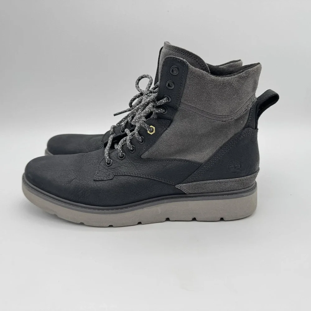 Timberland Kenniston Womens Size 11‎ Gray Leather Suede Hiker Sensorflex Boots